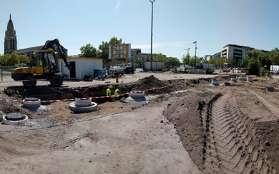 Guyenne Environnement fournit l’éco-chantier ZAC Bastide Niels en GNT.